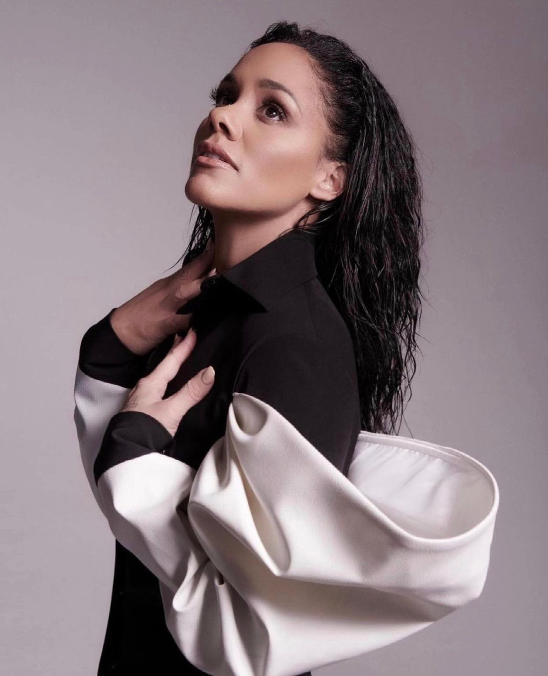 Alex Scott MBE wears April & Alex
